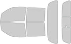 Rvinyl Window Tint Kit Compatible with Nissan Frontier 2022-2024 (4 Door Crew Cab) - Complete Precut Kit - 50%