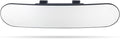 Rear View Mirror for Car,11.8" Convex Panoramic Wide Angel View Mirrors Extender,Rounded Corner Design,Universal Clip on Interior Rearview Mirror for Truck Car and SUV (White)