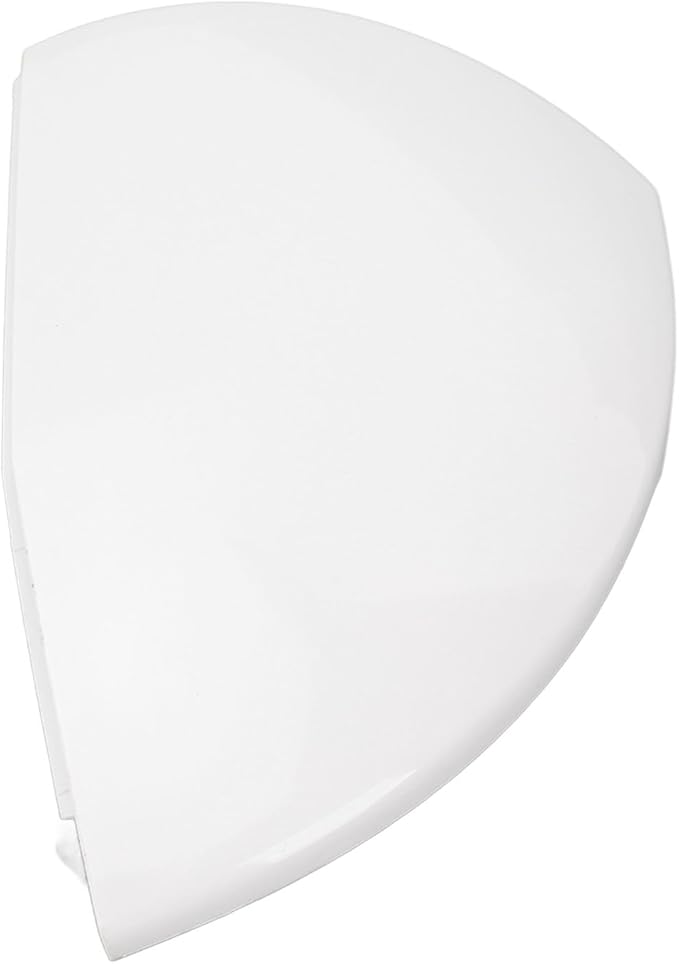 Side Mirror Cover Cap Unpainted White Rearview Wing Mirror Cap Weather Replacement for Hyundai Elantra 2021 to 2023 (Right)