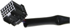 TRQ 2 Piece Driver and Passenger Side Mirror Assembly Set Electric Adjustment Non-Heated No Memory Black Compatible with 2005