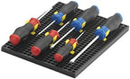 Organizer Genie 76 Piece Pegboard Tool Organizer Starter Kit, Flexible and Specially Designed to Hold All Tools - 4 Yellow Pe