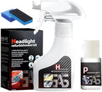 Headlight Restoration Kit, Headlight Cleaner, Head Light Restoring Kit,Automotive Headlamp Restoration Fluid (1 Set)
