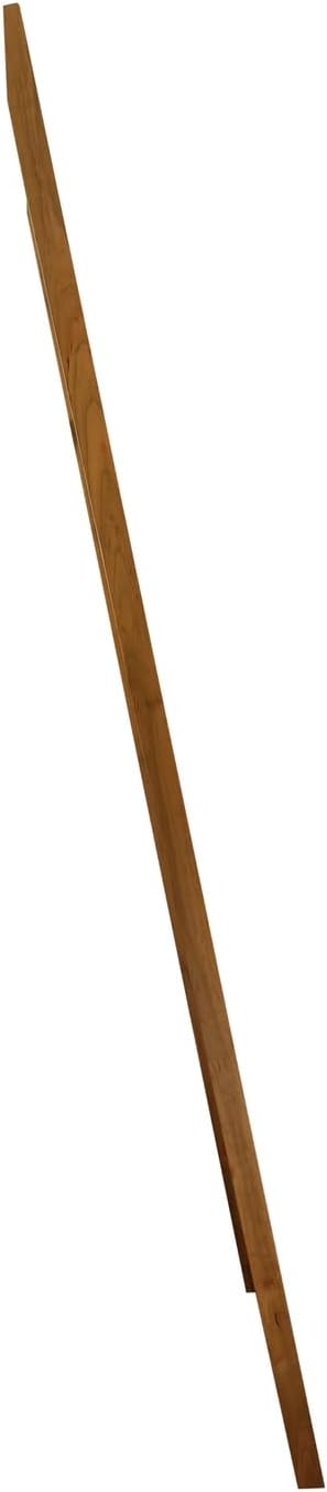 Solid Wood Decorative Ladder - Leaning Blanket Rack for Home Decor Cherry