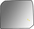 Blind Spot Detection Passenger Side Mirror Replacement for Toyota Tundra 2022-2023, Right Upper Exterior Side Rearview Mirrors Glass, with Backing Plate, Power Heated