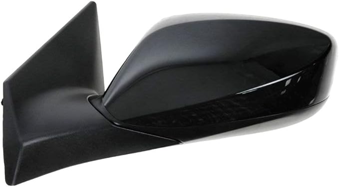 TRQ 2 Piece Driver and Passenger Side Mirror Assembly Set Electric Adjustment Heated No Memory Black Compatible with 2011-201