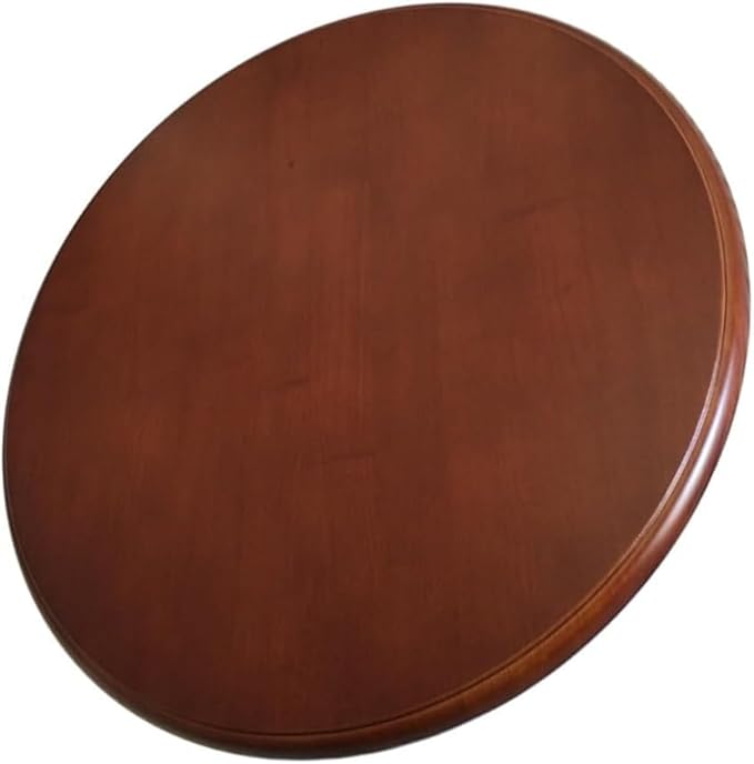 24" Large Wooden Lazy Susan Turntable, Round Rotating Wooden Serving Tray 360° Silent Smooth Rotating Round Serving Tray for 