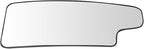 TRQ Lower Mirror Glass LH Driver Compatible with 20-22 GMC Sierra 1500 20-23 Sierra 2500 Sierra 3500 HD 22-23 Chevy Silverado