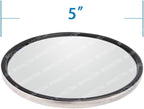 5 Inch Convex Round Mirror Blind Spot For Isuzu NPR NQR NRR FSR FVR FRR Mitsubishi Fuso Canter Truck Bus Atv Utv Adjustable Bracket 2Pcs