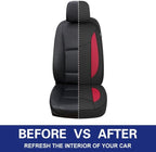 CAROMOP Neoprene Car Seat Cover 2 Front Seats, Waterproof Seat Covers for Cars, Universal Fit for Most Car Interior Covers-Se