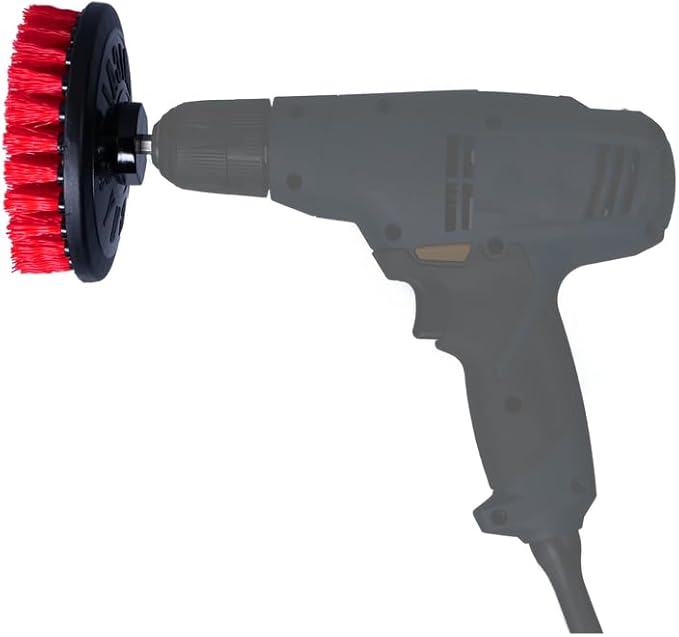 Chemical Guys ACC508 Heavy Duty Spinner Multi-Surface Drill Brush Attachment (Fits Any Standard Drill - Power Scrubber Remove