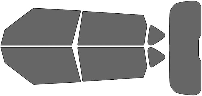 Rvinyl Window Tint Kit Compatible with Kia Soul 2014-2019 - Complete Precut Kit - 35%
