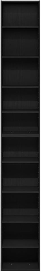 Furinno PASIR Book Shelf, 10-Tier Bookshelf, Bookcase with Open Shelf, 9.2 x 11.8 x 78.7, for Living Room, Bedroom, Home Offi