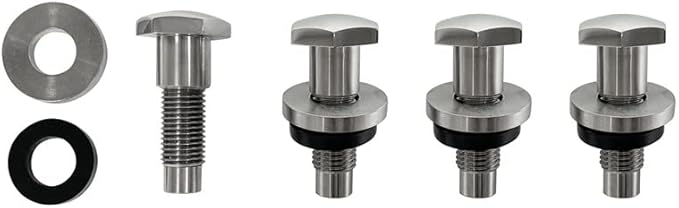 Scott Drake 382627-AK Seat Belt Bolt Kit Stainless Steel