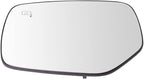 TRQ Driver Side Mirror Glass Heated with Backing Plate For Factory Equipped Mirrors Compatible with 2015-2017 Subaru Outback 