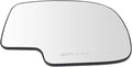 TRQ Passenger Side Mirror Glass Heated Without Turn Signal Without Auto Dim Compatible with 1999-2006 Cadillac Escalade ESV E