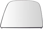 TRQ Mirror Glass Heated Upper Driver Side Left LH for GM Express Savana Van New