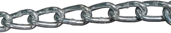 Mytee Products (Set of 2) 22.5" Twist Link Snow Tire Chain for Semi Trucks - Emergency Tire Traction Grip Chains - Snow Blowe