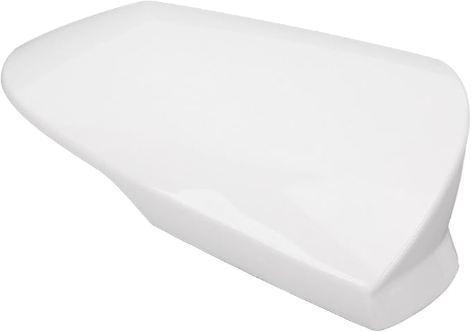 Side Mirror Cover Cap Unpainted White Rearview Wing Mirror Cap Weather Replacement for Hyundai Elantra 2021 to 2023 (Right)