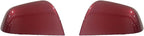 Compatible with Tesla Model Y Side Mirror Cover Replacement 2021 2022 2023 2024, Left & Right Side Rearview Mirror Cover Cap for Model Y Accessories(red)