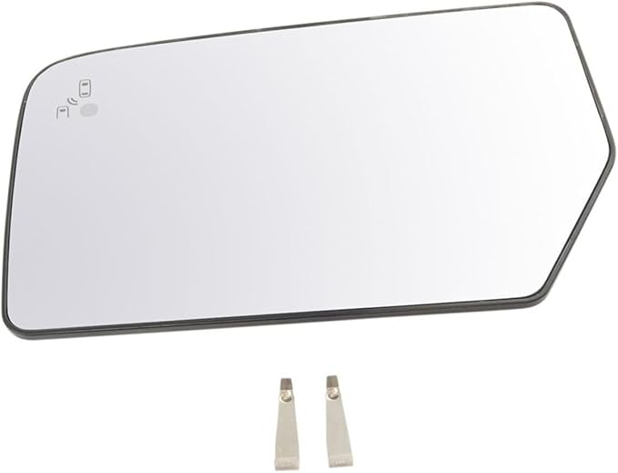 Mirror Glass Heated Blind Spot Detect Left Kit Backing Plate 2pcs for Ford for Lincoln for Navigator 2015-2017 MIR03283 MIR03