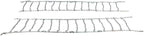 Mytee Products (Set of 2) 22.5" Twist Link Snow Tire Chain for Semi Trucks - Emergency Tire Traction Grip Chains - Snow Blowe