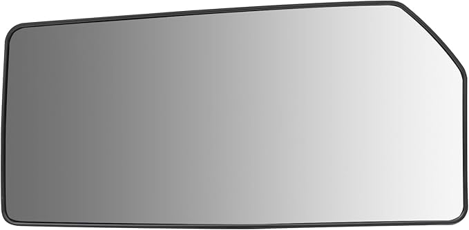 Passenger Side Mirror Replacement for Toyota Tundra 2022 2023, Right Lower Exterior Side Rearview Mirrors Glass, with Backing Plate, Power Heated
