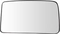 TRQ Driver Side Lower Mirror Glass Heated Snap On Compatible with 2013-2014 Ford F-150 2009-2012 F-250 F-350 F-450 F-550 Supe