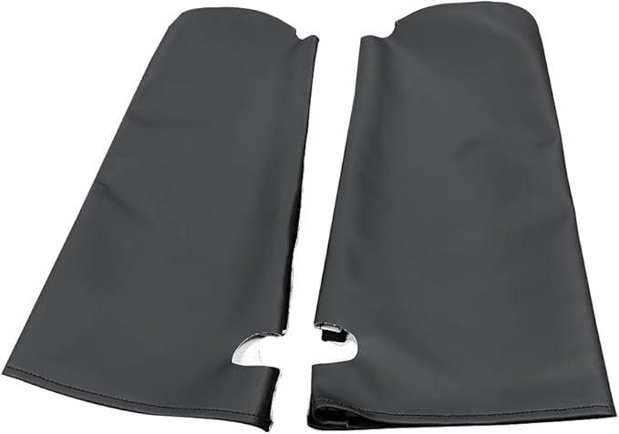 Car Sun Visor Cover Pair Fit for Chevy Tahoe Suburban Yukon 1995-1999, Microfiber Leather, Black