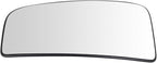 TRQ Left Lower Mirror Glass Snap On Clear Non Heated Compatible with 2015-2020 Ford F-150 2017-2022 Ford F-250 Super Duty F-3