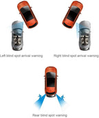 Kit 2pcs Car Blind Spot Radars Detection BSD Warning Light Sensor Change Lane Driving Assistance Car Rear Sensors