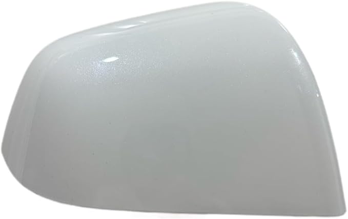 Compatible with Tesla Model Y Side Mirror Cover Replacement 2021 2022 2023 2024, Left & Right Side Rearview Mirror Cover Cap for Model Y Accessories(white)2pcs