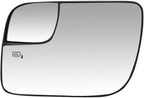 Senzeal Driver Side Heated Mirror Glass Replacement for Ford Explorer 2011-2019 Blind Spot Mirror Glass BB5Z-17K707-A (Left Side)