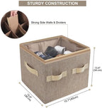 Moteph Shoe Organizer for Closet - Shoe Storage Organizer for Closet Organization with Clear Cover & Adjustable Dividers, Sho