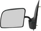 TRQ 2 Piece Driver and Passenger Side Mirror Assembly Set Manual Adjustment Non-Heated No Memory Black Compatible with 1994-2