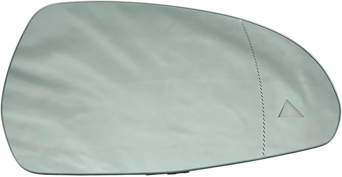 CAMIL Blind Spot Mirror Glass, Lens Heated Exterior Mirror Replacement Glass Compatible with Mercedes Benz W206 C/W214 E/W223 S/X254 GLC Class (Right Passenger Side)