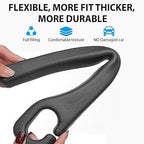 Car Seats Gap Filler Dual-Slot Car Seat Gap Organizer – with Belt Slot, Anti-Drop Gap Filler for Cars & SUVs – No More Lost Items, All Within Reach (2PCS) (Black)