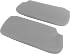 Car Sun Visor Cover Pair Fit for Chevy Camaro 1993-2002, for Pontiac Firebird 1993-2002, Microfiber Leather, Gray