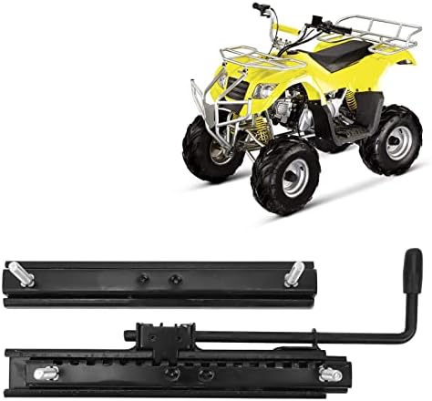 Vehicle Seat Slider Track, 2PCS Strong Strength Adjustable Seat Sliding Fit For Go Kart Four Wheel Off Road UTV