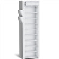 Kitsure Shoe Rack - 10-Tier Large Capacity Shoe Organizer Shelf with Dust Cover & Side Pockets, Rust-Proof Metal Shoe Rack fo