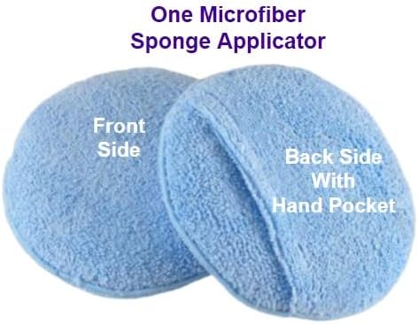 Leather CPR Microfiber Applicator Sponge & 2pcs 16in Towels - Use for Applying Conditioner and Cleaner to Car Interiors and F