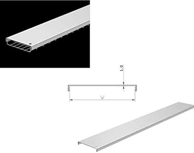 Kable Kontrol Tray Covers – 12" Wire Mesh Cable Tray Cover - Wire Mesh Tray Cable Management Rack Cable Basket, Zinc Plated S
