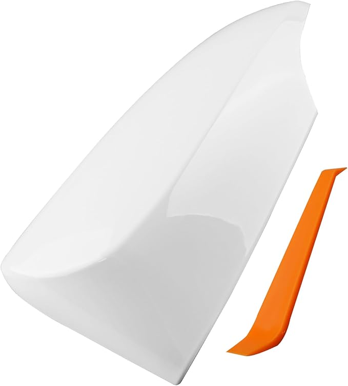 Left Driver Side Mirror Cover Cap Fit for Toyota Corolla with Turn Signal 2014 2015 2016 2017 2018, White