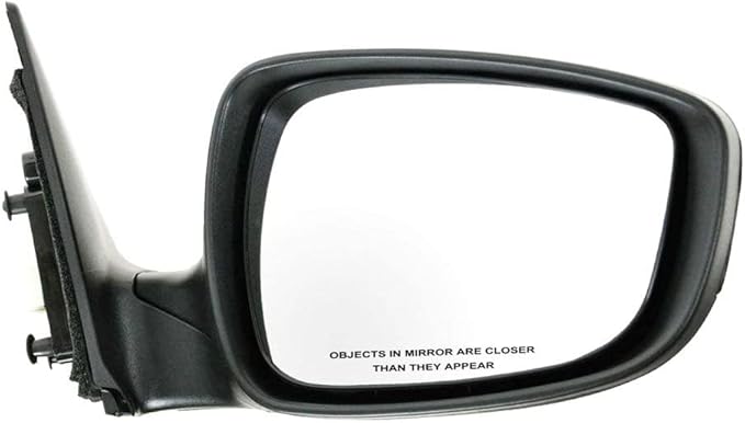 TRQ 2 Piece Driver and Passenger Side Mirror Assembly Set Electric Adjustment Heated No Memory Black Compatible with 2011-201