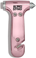 BLINGSTING Safety Hammer - Emergency Automotive Escape Tool with Window Breaker, Seat Belt Cutter & Adjustable Car Visor Stra