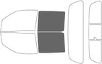 Rvinyl Window Tint Kit Compatible with Nissan Frontier 2022-2024 (4 Door Crew Cab) - Back Precut Kit - 35%