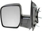 TRQ Driver and Passenger Side Mirror Assembly Set Power Textured Black Foldaway Compatible with 2009 Ford E-150 2009 E-250 20