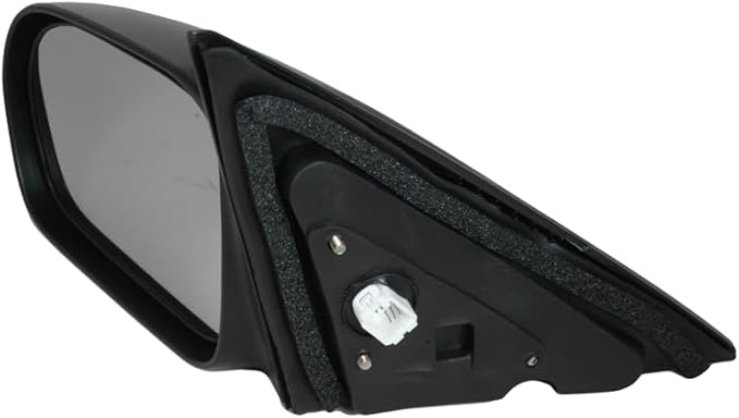 TRQ 2 Piece Driver and Passenger Side Mirror Assembly Set Electric Adjustment Non-Heated No Memory Black Compatible with 2001