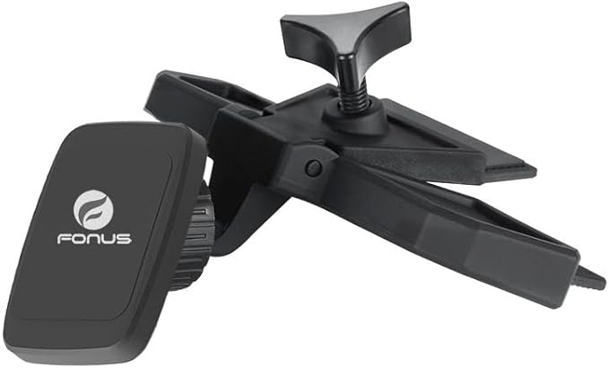 Car Mount CD Slot Magnetic Compatible with Lively Jitterbug Smart4, Holder Swivel Dock Strong Grip CD Player Slot