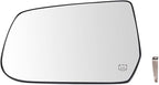 TRQ Power Heat Mirror Glass w Mounting Bracket Driver Side for Equinox Terrain