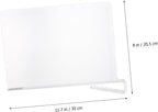 Luxshiny Organize Your Closet 2pcs Acrylic Wardrobe Partition Shelf Divider for Clothes Hats Towels